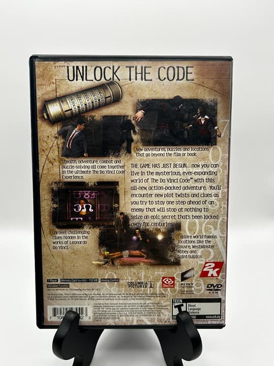 ForSony PlayStation 2 (PS2) - Da Vinci Code - (CIB) - TESTED - Thumbnail 2