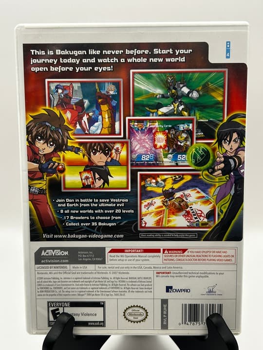 Nintendo Wii - BAKUGAN: Battle Brawlers - (CIB) - TESTED - Thumbnail 2