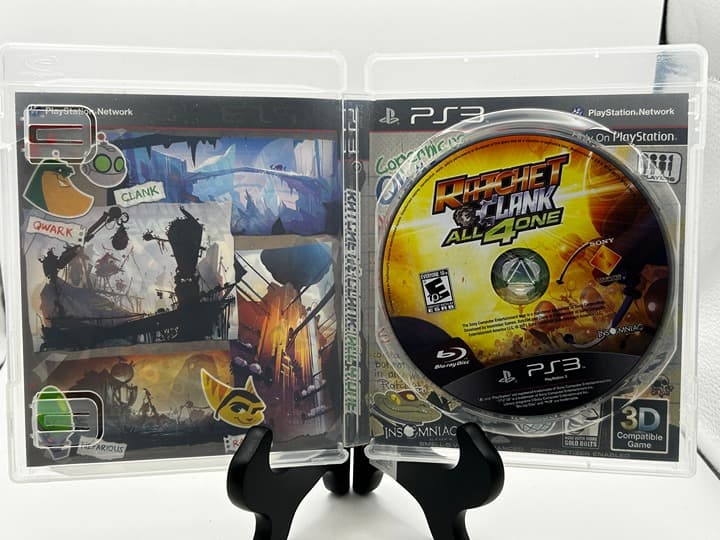 Sony PlayStation 3 (PS3) - Ratchet & Clank: All 4 One - (Box, No Manual) TESTED - Thumbnail 3