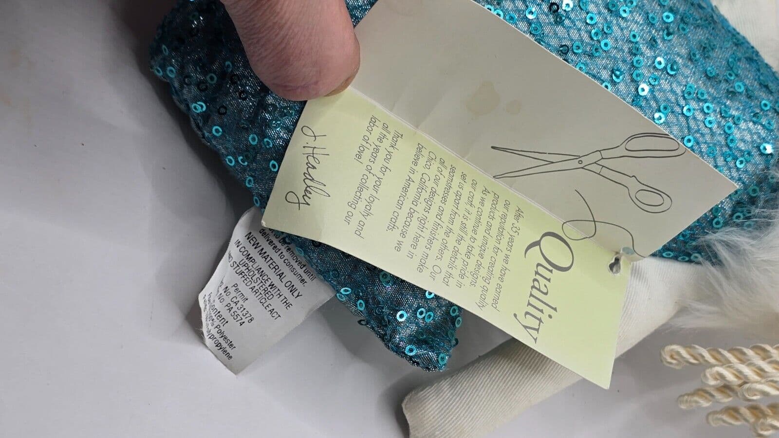 Woof & Poof 2012 Doll Turquoise Dress With Golden Hair And Bow w/Tag - Thumbnail 5