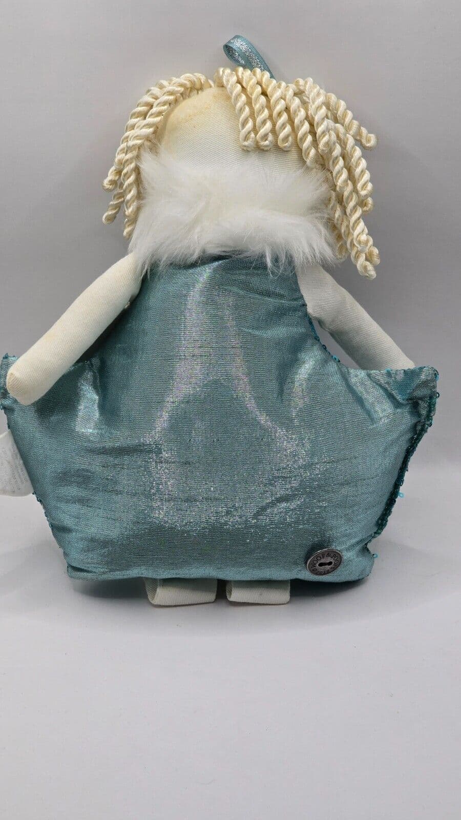 Woof & Poof 2012 Doll Turquoise Dress With Golden Hair And Bow w/Tag - Thumbnail 7