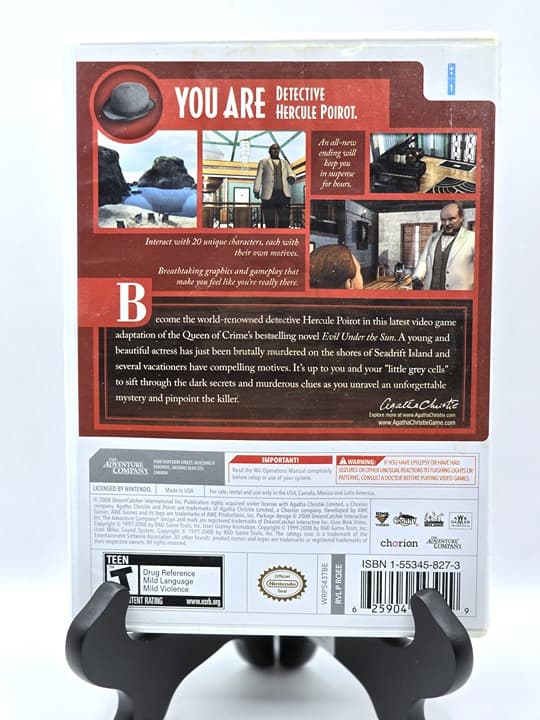 Nintendo Wii - Agatha Christie: Evil Under The Sun - (CIB) - TESTED - Thumbnail 3