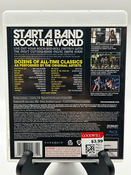Sony PlayStation 3 (PS3) - Rock Band - (CIB) - TESTED - Thumbnail 2