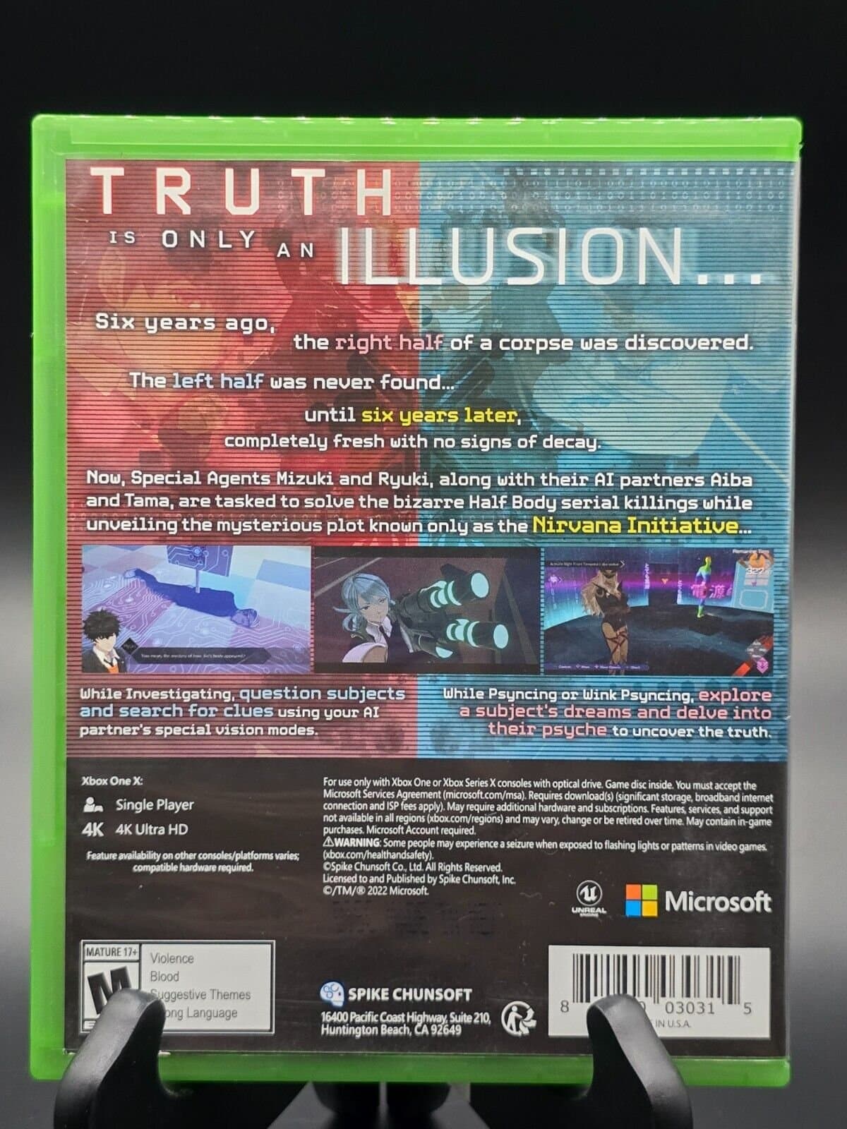 AI: The Somnium Files nirvanA Initiative | Xbox One, Series X | CIB | TESTED - Thumbnail 2