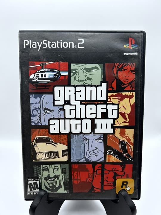 PlayStation 2 (PS2) - GTA 3 Grand Theft Auto III - (Box, No Map, No Manual)