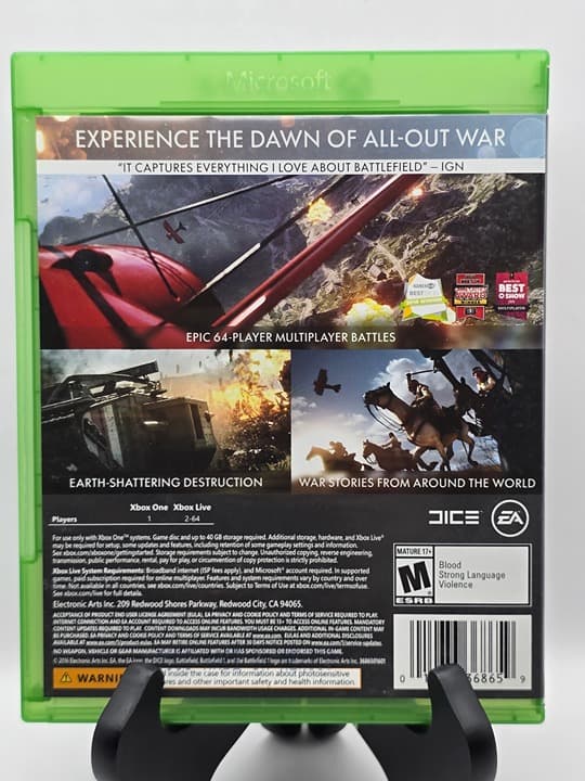 XBox One - Battlefield 1 - CIB - Thumbnail 2