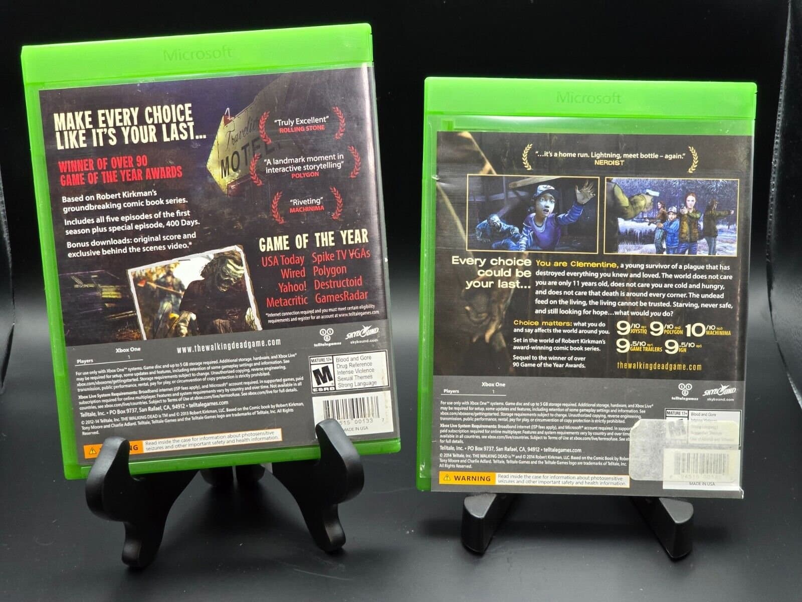 The Walking Dead: The Complete First Season & Season Two Bundle | XBOX ONE | CIB - Thumbnail 2