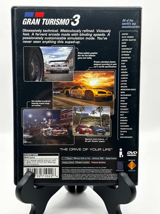 PlayStation 2 (PS2) - Gran Turismo 3 A-spec Greatest Hits - (CIB) - TESTED - Thumbnail 2