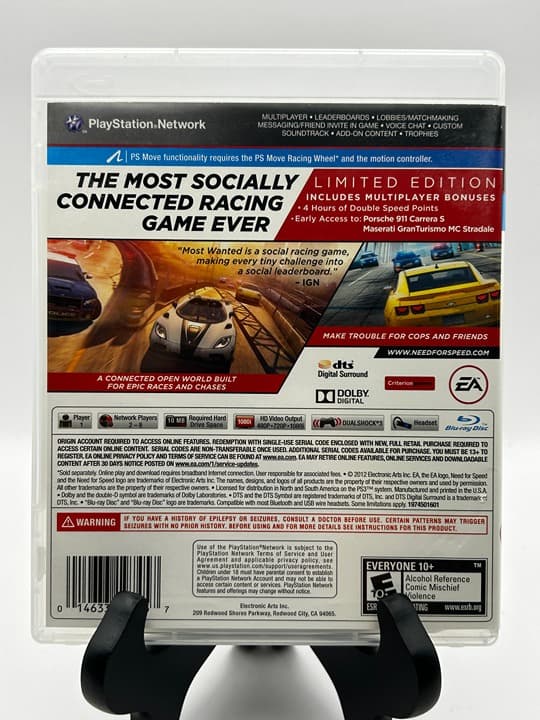 PlayStation 3 (PS3) - Need for Speed: Most Wanted Limited - (CIB) - TESTED - Thumbnail 2