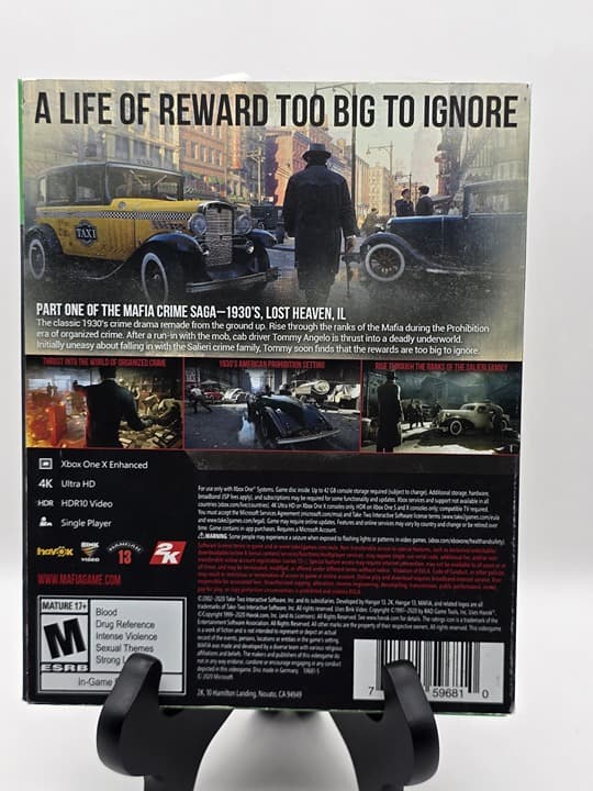 XBox One - Mafia Definitive Edition - With Poster - CIB - Thumbnail 2