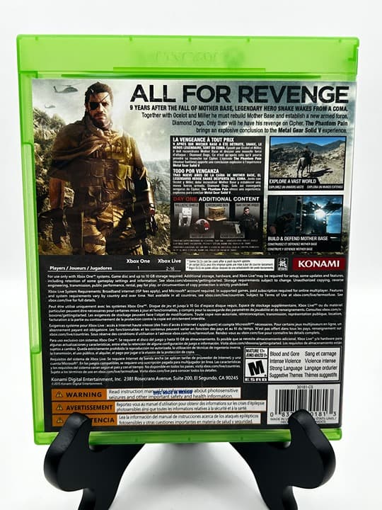 XBox One - Metal Gear Solid: The Phantom Pain (Day One Edition) - CIB - Thumbnail 2