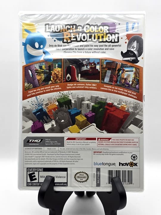 Nintendo Wii - de Blob - (NEW Sealed) - Thumbnail 2