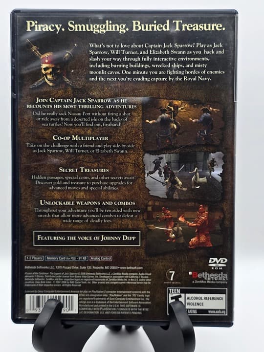 PlayStation 2 (PS2) - Pirates of the Caribbean: Legend of Jack Sparrow - (CIB) - Thumbnail 2