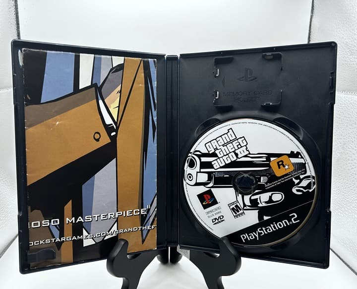 Sony PlayStation 2 (PS2) - Grand Theft Auto III - (CIB with Poster) - TESTED - Thumbnail 3