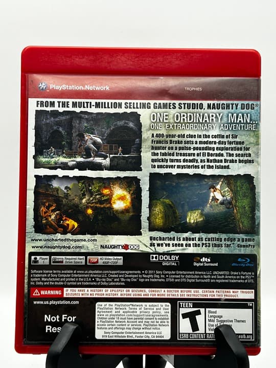 PlayStation 3 (PS3) - Uncharted: Drake's Fortune - Game of the Year - (CIB) - Thumbnail 2
