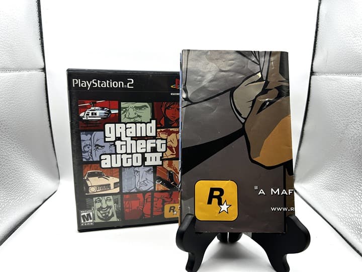 Sony PlayStation 2 (PS2) - Grand Theft Auto III - (CIB with Poster) - TESTED - Thumbnail 4