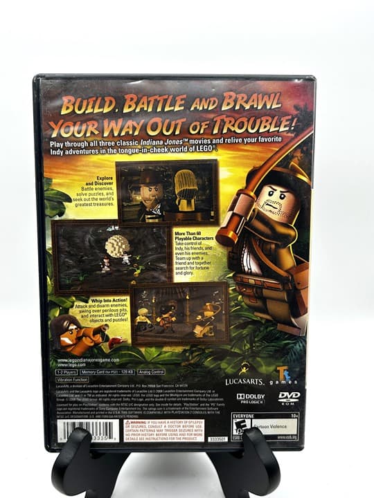 Sony PlayStation 2 (PS2) - LEGO Indiana Jones: The Original Adventures - (CIB) - Thumbnail 2