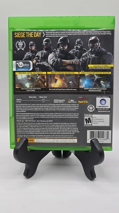 Xbox One - Rainbow Six Siege w/codes for Vegas 1 & 2 - CIB - Thumbnail 3