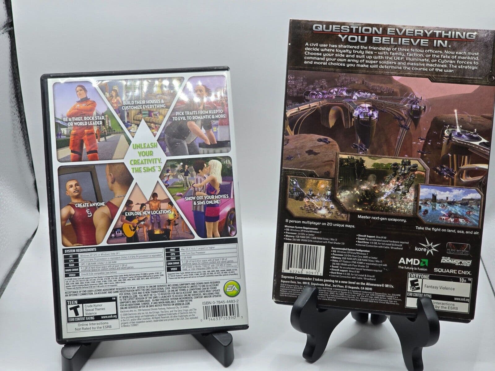 Sims 3 (PC/MAC DVD) & Supreme Commander 2 (PC DVD) Game Bundle - Thumbnail 7
