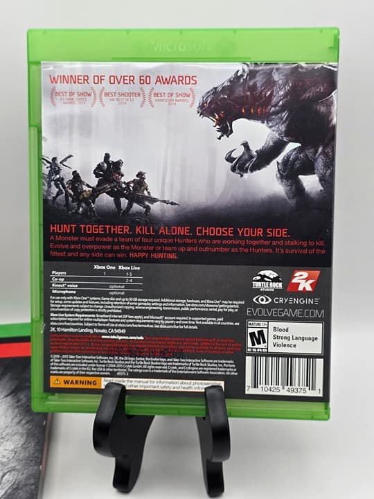 Xbox One - EVOLVE - CIB with Sleeve - Thumbnail 3