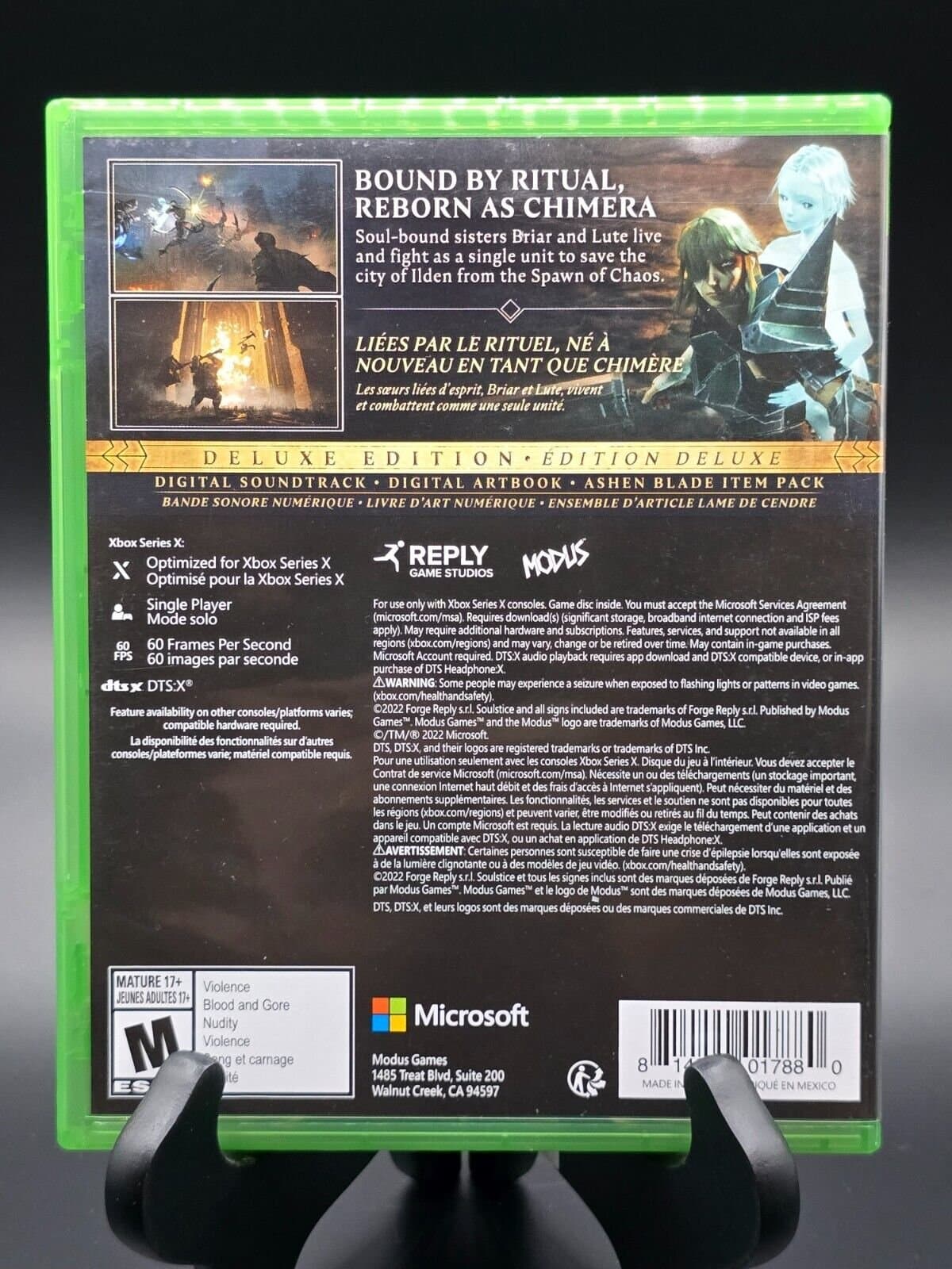 Soulstice: Deluxe Edition - XBox Series X | CIB | TESTED - Thumbnail 2
