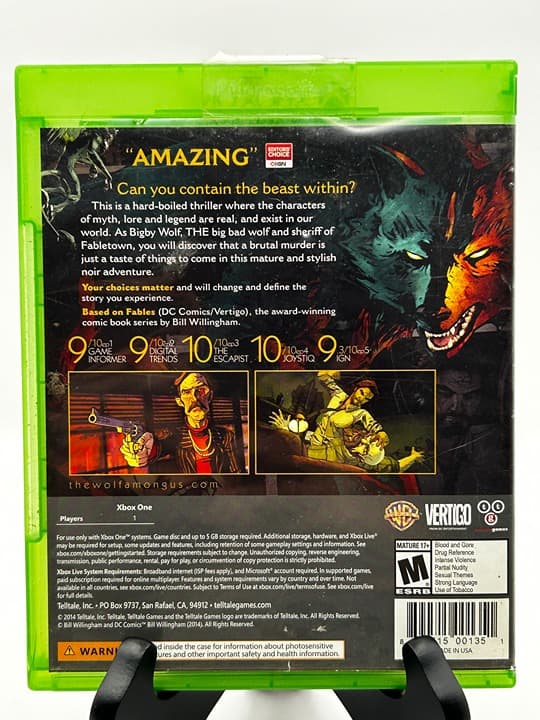 XBox - Wolf Among Us - CIB - Thumbnail 2