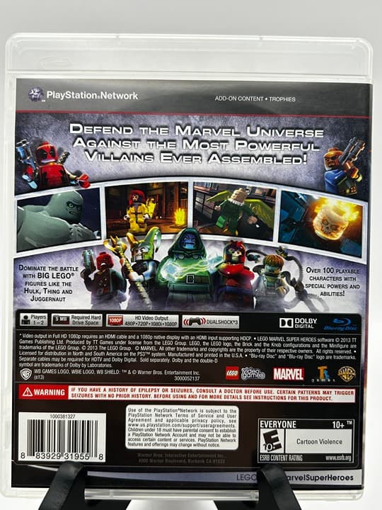Sony PlayStation 3 (PS3) - LEGO: Marvel Super Heroes - (CIB) - TESTED - Thumbnail 2