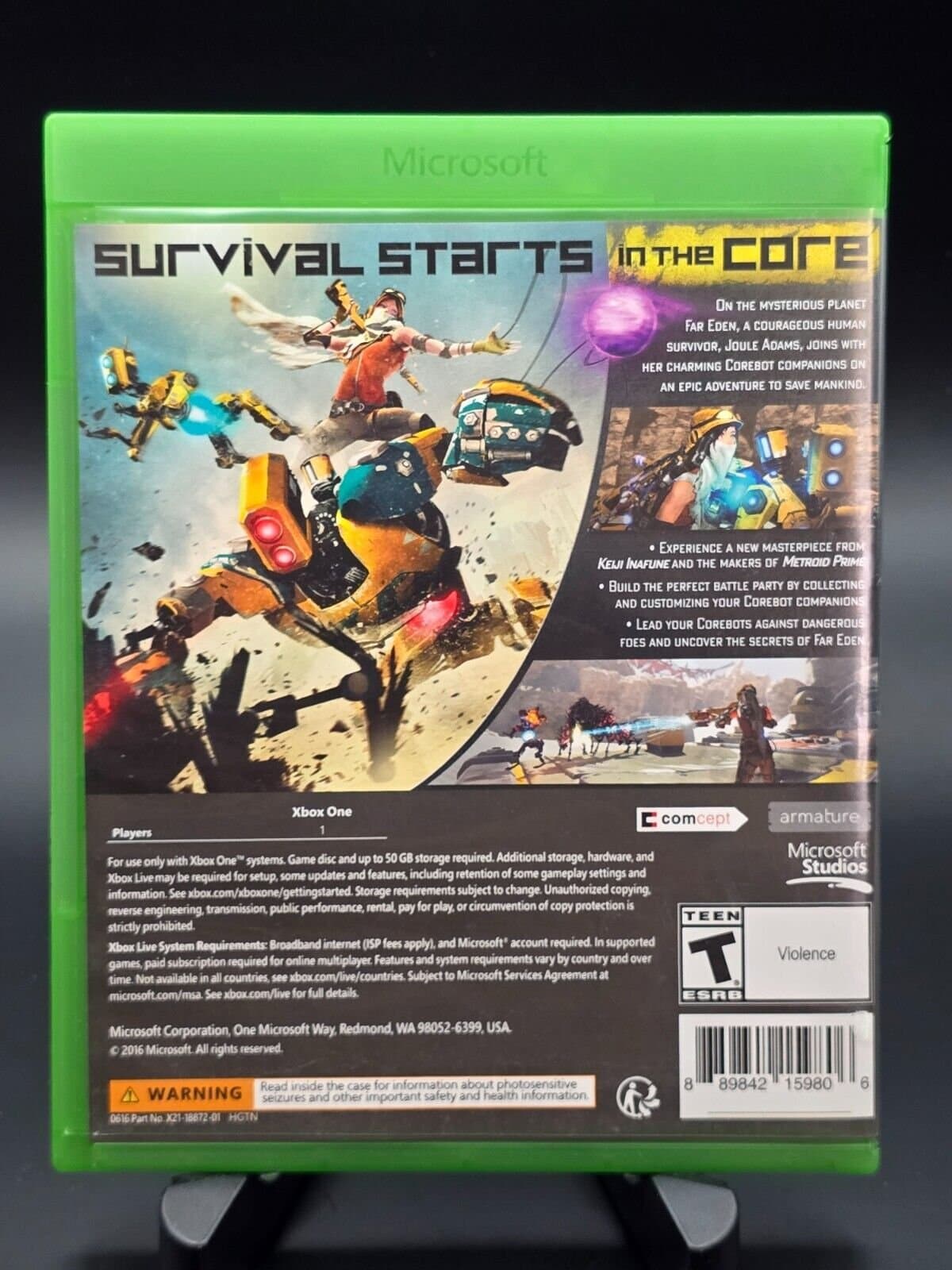 RECORE [Microsoft Xbox One, Series X/S, 2016) | CIB | TESTED - Thumbnail 2