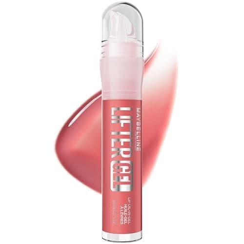 MAYBELLINE Lifter Oil-in-Gel Lip Gloss for Glassy, Bouncy Shine, Hydrating, Tinted Lip Balm and Moisturizer with Hyaluronic Acid and Passionfruit Oil,