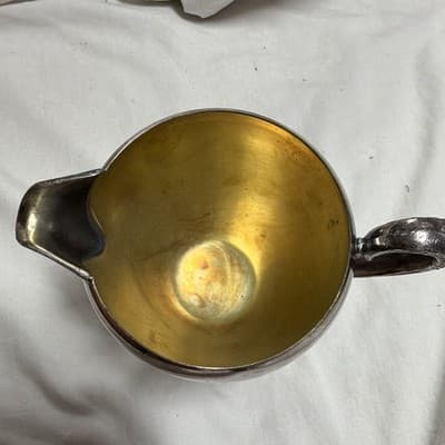 Rogers & Bro Silverplate Creamer 2304 1900-1940 Vintage Tableware - Thumbnail 3