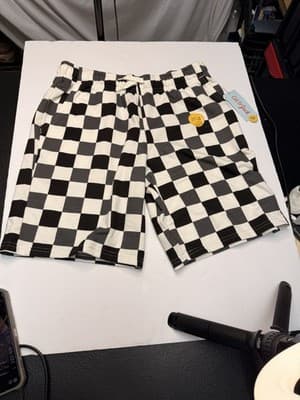 Cat & Jack Black & White Shorts Size 8 - Thumbnail 3