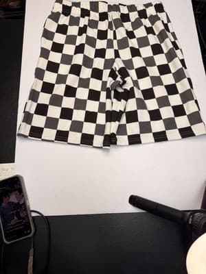 Cat & Jack Black & White Shorts Size 8 - Thumbnail 2