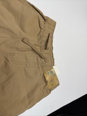 Boys ThereAbouts Beige Pullon Drawstring Cotton Blend Walking Shorts XL (18/20) - Thumbnail 4