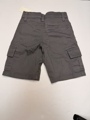 Lucky Brand Boys Small 7/8 Shorts Cotton Blend Cargo GREY NEW - Thumbnail 4