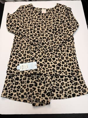 12pc Cat & Jack Leopard Print Pajama SetSize - Small 6/7 - Thumbnail 2