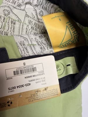 NWT There Abouts Boys Size 14 Lexington Light Green Chino Shorts MSRP $32 - Thumbnail 5