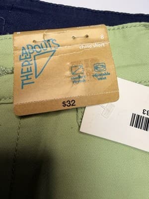 NWT There Abouts Boys Size 14 Lexington Light Green Chino Shorts MSRP $32 - Thumbnail 7