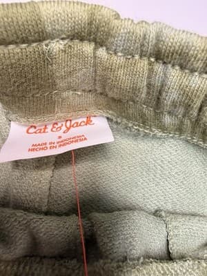 Cat & Jack™ Army Green Drawstring Jogger Pants Size 6 NWT Bag - Thumbnail 4