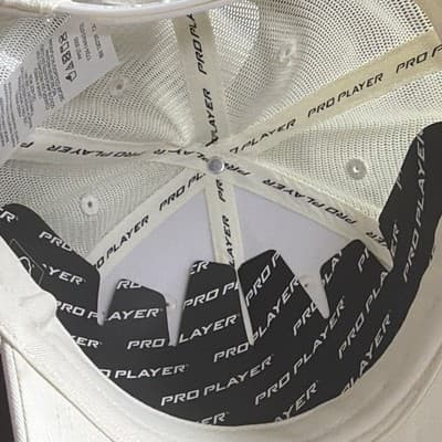 Pro Player White Solid Mesh Back Baseball Cap Hat One Size Men's Casual - Thumbnail 2