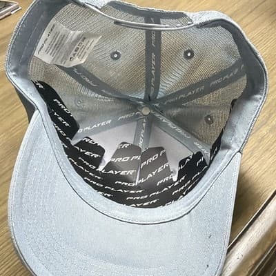 Pro Player Gray Solid Mesh Back Baseball Cap Hat One Size Men's Casual - Thumbnail 2