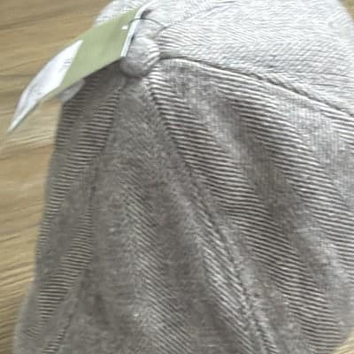 Goodfellow & Co Men's Gray Herringbone Lined Newsboy Cap Hat Size M/L Casual - Thumbnail 2