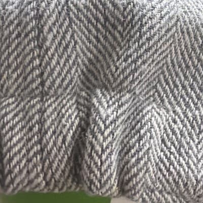 Goodfellow & Co Gray Herringbone Flat Cap Hat L/XL Men's Casual Classic - Thumbnail 3