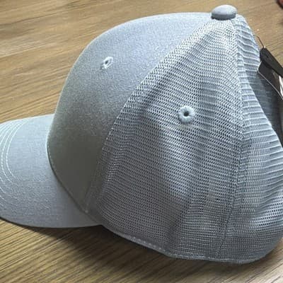 Pro Player Gray Solid Mesh Back Baseball Cap Hat One Size Men's Casual - Thumbnail 3