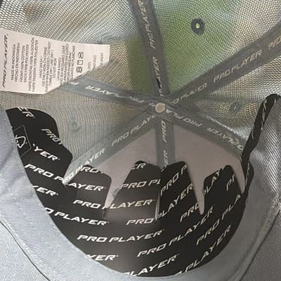Pro Player Gray Solid Mesh Back Baseball Cap Hat One Size Men's Casual - Thumbnail 2