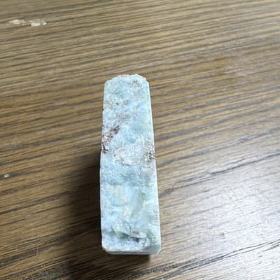 Larimar Light Blue Rough Mineral Rock Chunk, As Pictured, Mineral Specimen - Thumbnail 3