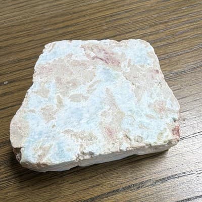 Larimar Rough Natural Blue/White/Pink Mineral Specimen Display Stone Slab - Thumbnail 7