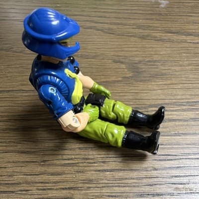 Soldier/Commando Action Figure Blue Green Black Plastic Toy Figure - Thumbnail 4
