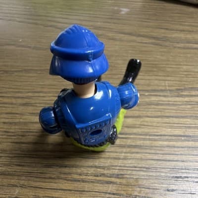 Soldier/Commando Action Figure Blue Green Black Plastic Toy Figure - Thumbnail 3