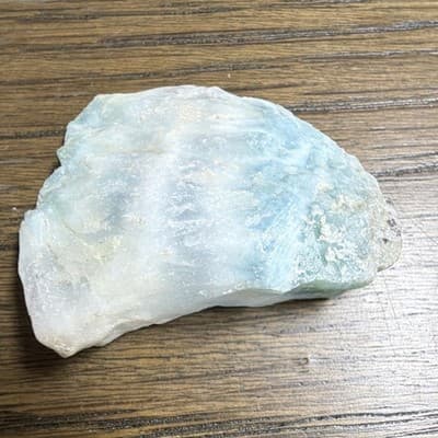 Larimar Gemstones - 38.1 mm X 19.05mm Polished Slab - Pectolite 11.27 g - Thumbnail 2
