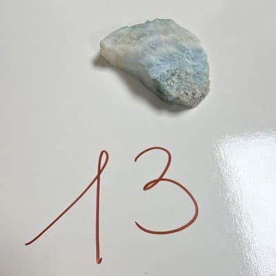 Larimar Gemstones - 38.1 mm X 19.05mm Polished Slab - Pectolite 11.27 g - Thumbnail 6